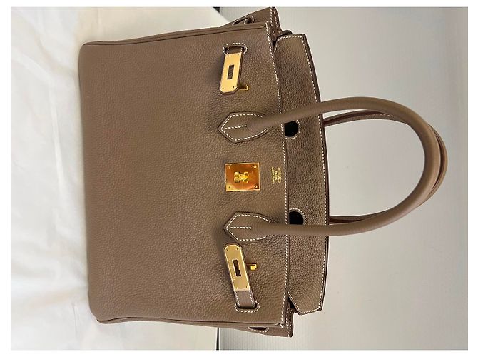Hermès Birkin 30 CAVO TOGO Taupe - vista 18