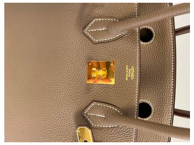 Hermès Birkin 30 CAVO TOGO Taupe - vista 19