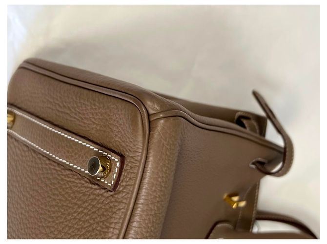Hermès Birkin 30 CAVO TOGO Taupe - vista 34