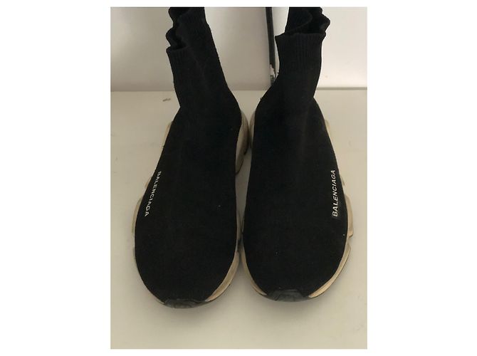 Stivali Balenciaga Neri e Bianchi Nero Bianco - vista 2