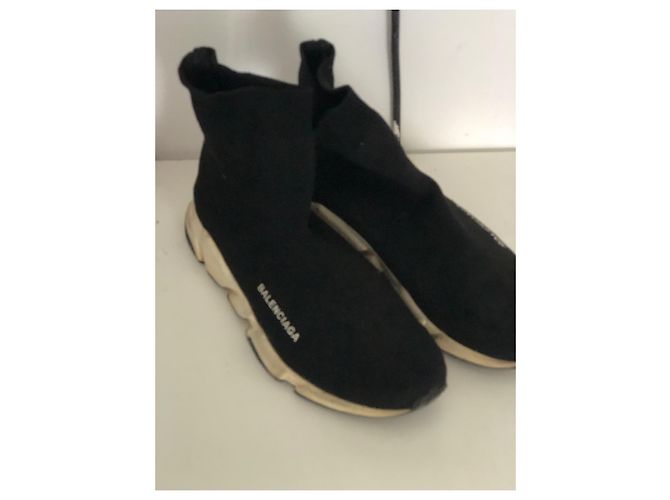 Stivali Balenciaga Neri e Bianchi Nero Bianco - vista 3