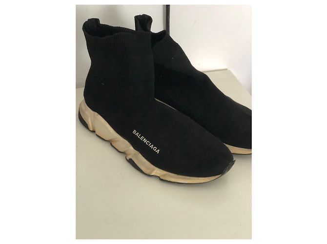 Stivali Balenciaga Neri e Bianchi Nero Bianco - vista 4