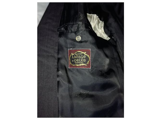 Burberry BRISTOL dunkelgrau 3 Einreihige Anzugjacke mit Knöpfen Anthrazitgrau - Ansicht 5