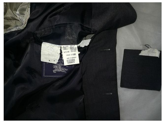 Burberry BRISTOL dunkelgrau 3 Einreihige Anzugjacke mit Knöpfen Anthrazitgrau - Ansicht 7