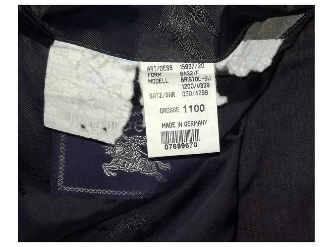 Burberry BRISTOL dunkelgrau 3 Einreihige Anzugjacke mit Knöpfen Anthrazitgrau - Ansicht 8