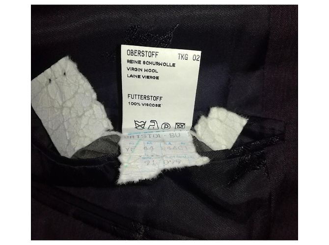 Burberry BRISTOL dunkelgrau 3 Einreihige Anzugjacke mit Knöpfen Anthrazitgrau - Ansicht 9