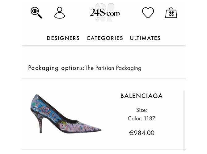 Balenciaga tacones de grafiti - vista 3