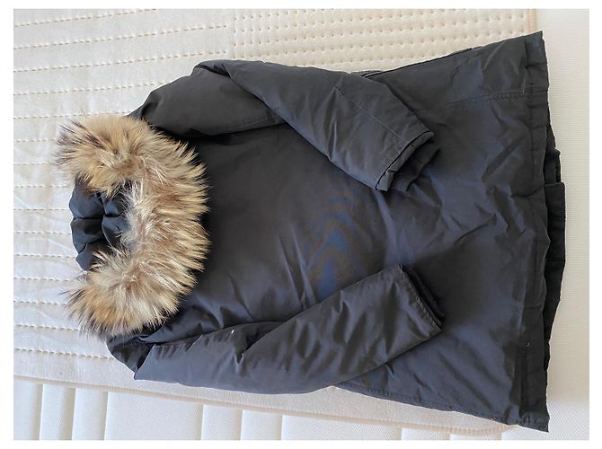 Woolrich Arctic Parka S con pelo real Negro - vista 3