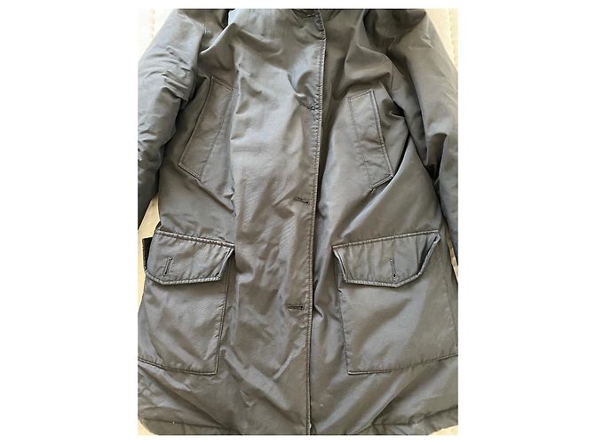 Woolrich Arctic Parka S con pelo real Negro - vista 6