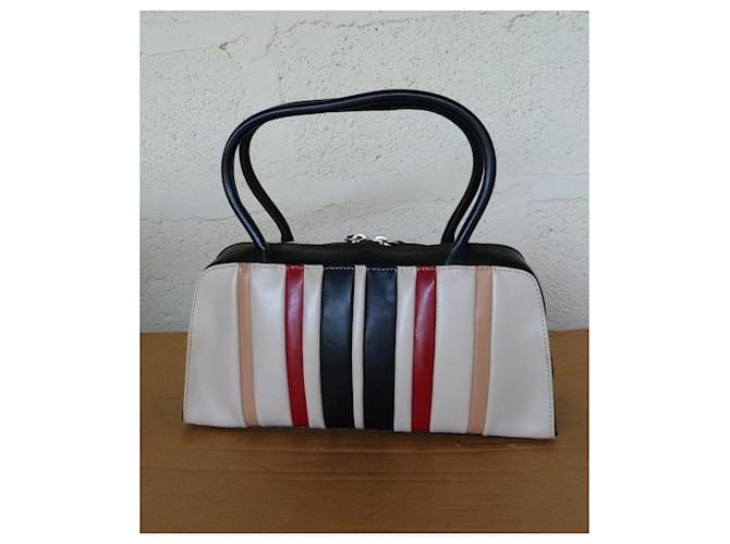 Séquoia Borse Nero Rosso Beige - vista 3