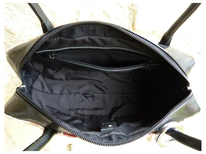 Séquoia Borse Nero Rosso Beige - vista 6
