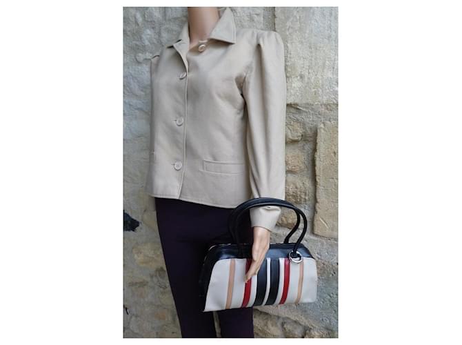 Séquoia Borse Nero Rosso Beige - vista 7