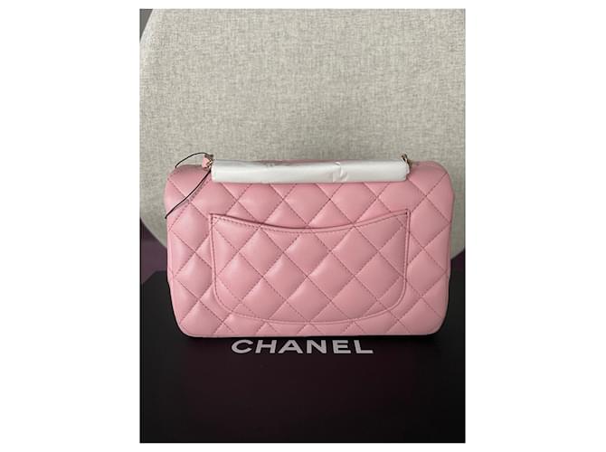 Timeless Chanel Mini rechteckig Pink - Ansicht 4