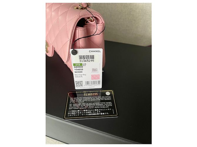 Timeless Chanel Mini rechteckig Pink - Ansicht 6