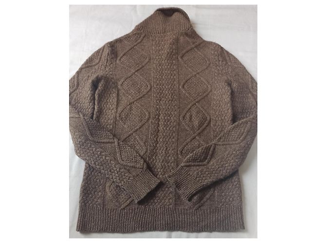 Apc beige wool and polyamide sweater - view 4