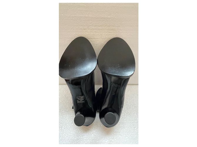 Botines Kenzo de cuero negro talla 37 - vista 7