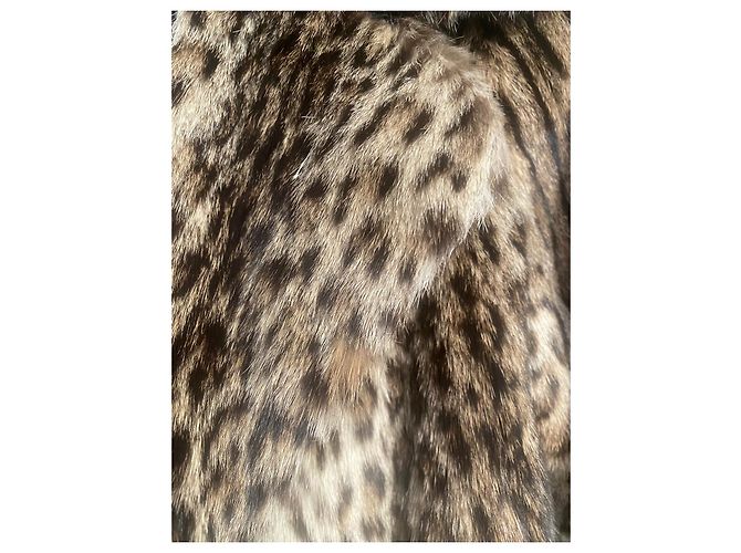 No Name Cappotto di lince - vista 3
