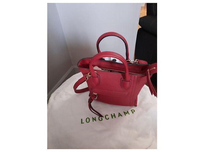 Longchamp MAILBOX Handtasche rot Leder klein - Ansicht 2