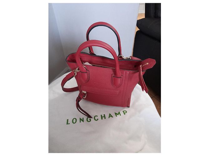 Longchamp MAILBOX Handtasche rot Leder klein - Ansicht 4