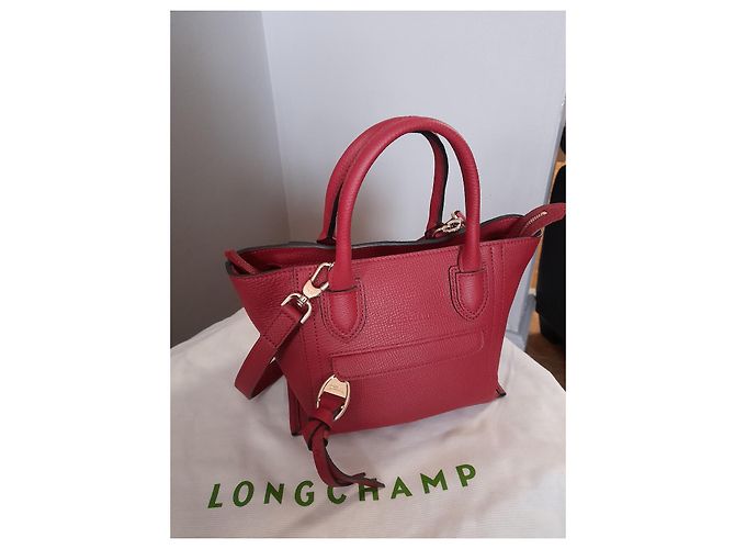 Longchamp MAILBOX Handtasche rot Leder klein - Ansicht 6