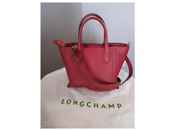Longchamp MAILBOX Handtasche rot Leder klein - Ansicht 7