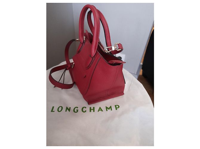 Longchamp MAILBOX Handtasche rot Leder klein - Ansicht 8