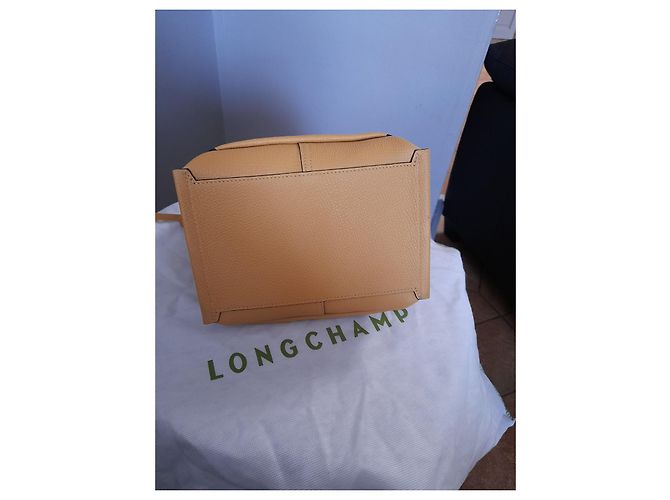 Borsa a mano Longchamp Mailbox S in pelle gialla Giallo - vista 4