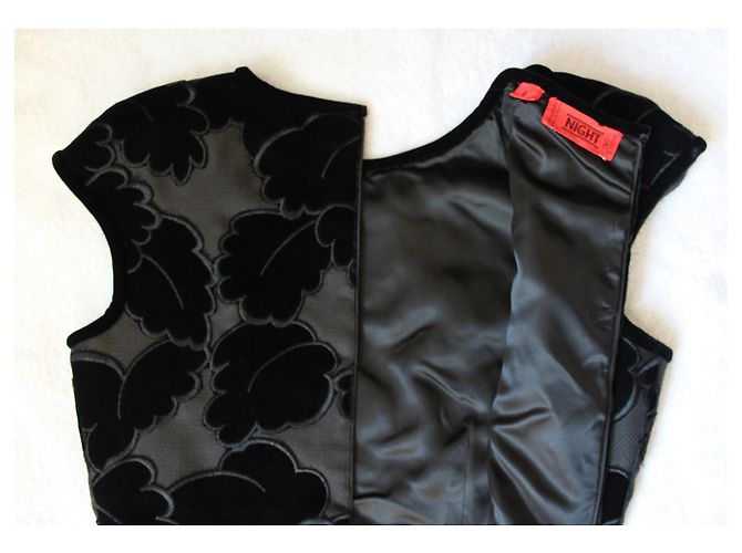 Valentino Garavani Vintage-Kleid von Valentino Night Schwarz - Ansicht 3