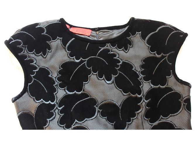 Valentino Garavani Vintage-Kleid von Valentino Night Schwarz - Ansicht 4