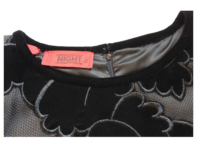 Valentino Garavani Vintage-Kleid von Valentino Night Schwarz - Ansicht 7