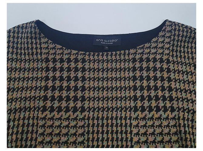 Autre Marque Ana Alcazar Hahnentritt Kleid Mehrfarben - Ansicht 5