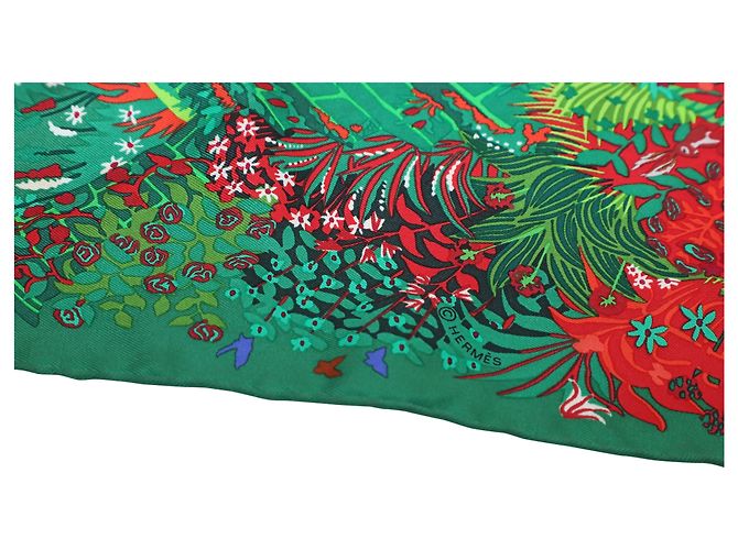 Sciarpa Hermès Dans Un Jardin Anglais 90 in Seta Multicolore - vista 3