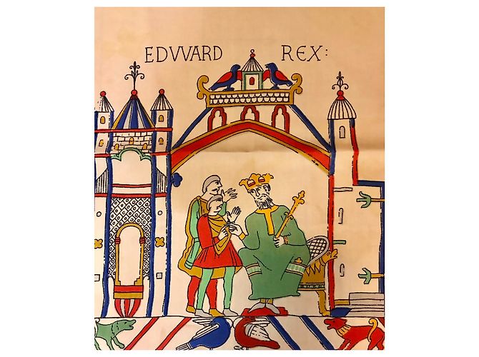 Hermès EDWARD REX o L'ARAZZO DI BAYEUX (vintage e raro) Multicolore - vista 11
