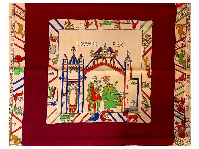 Hermès EDWARD REX o L'ARAZZO DI BAYEUX (vintage e raro) Multicolore - vista 6