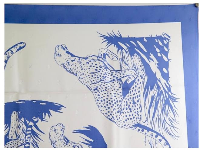 Hermès TATUAJE DE GUEPARDO Azul - vista 3