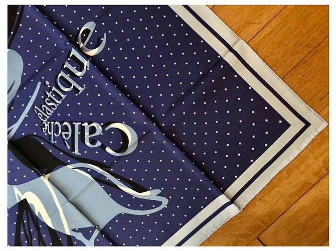 Hermès Carro Elástico Remix Azul - vista 5