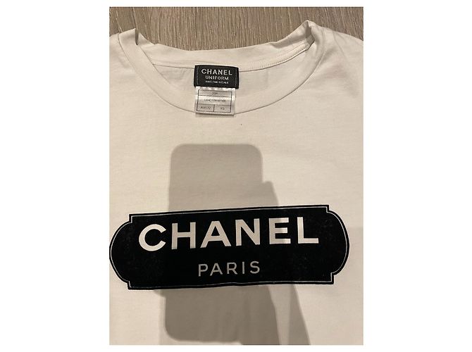 Camiseta Chanel Negro Blanco - vista 2