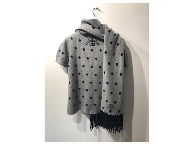 Chanel Malhas Cinza - vista 2