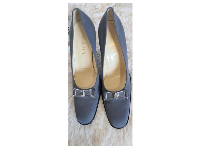 Prada Pumps Grau Stoff Grösse 37 - Ansicht 2