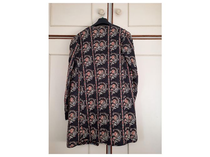 Abrigo acolchado reversible Erri Isabel Marant Etoile de algodón Multicolor - vista 2