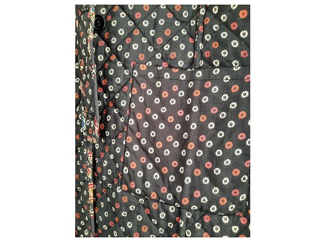 Abrigo acolchado reversible Erri Isabel Marant Etoile de algodón Multicolor - vista 4