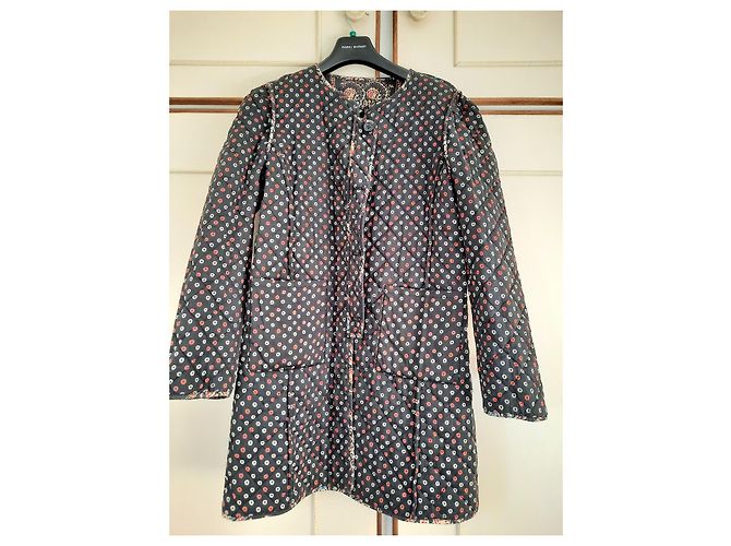 Abrigo acolchado reversible Erri Isabel Marant Etoile de algodón Multicolor - vista 5