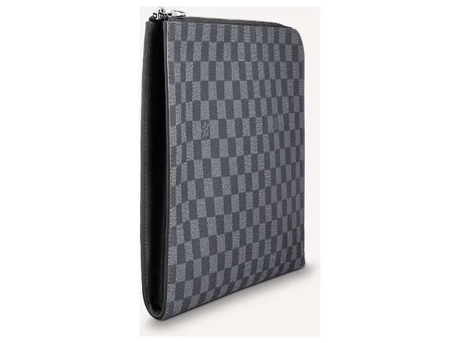 Pochette Louis Vuitton Jour Damier Graphite Grigio - vista 2