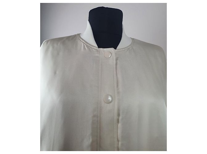 & Other Stories Bomberjacke Elfenbein - Ansicht 4