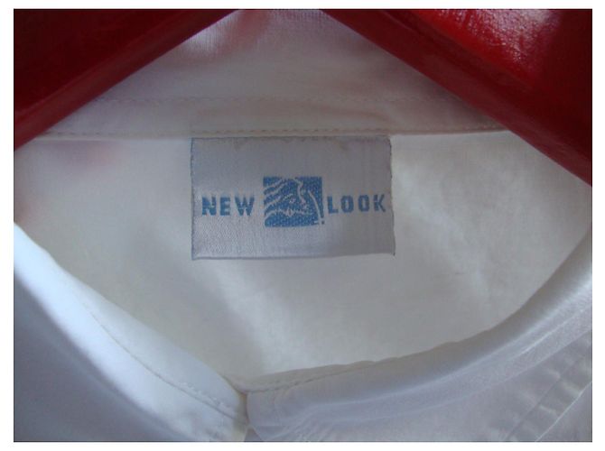Autre Marque Camisa Blanca de Algodón Talla 44 Blanco - vista 5