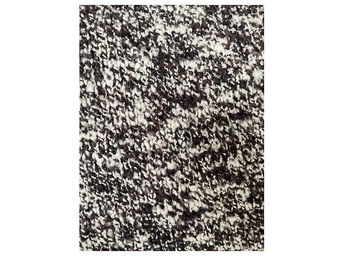 Joseph Rollkragenpullover aus Wolle Schwarz Grau Weiß Dunkelbraun - Ansicht 6