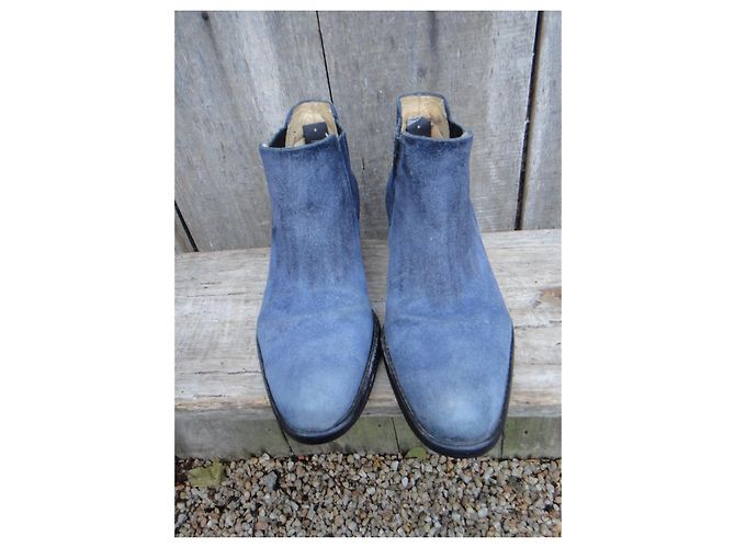 Botas Free Lance p 37 Azul - vista 3