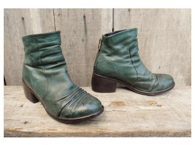Autre Marque botines P. Monjo p 36,5 Verde - vista 2