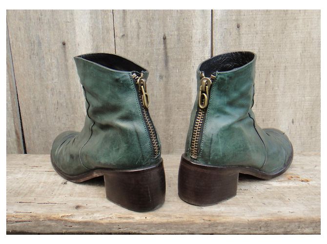 Autre Marque botines P. Monjo p 36,5 Verde - vista 4