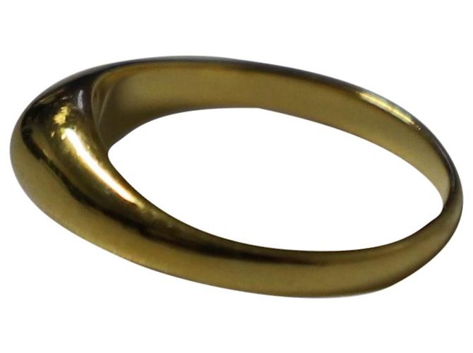 Autre Marque Anello Maria Nera Ester 60 in argento sterling placcato oro - vista 2